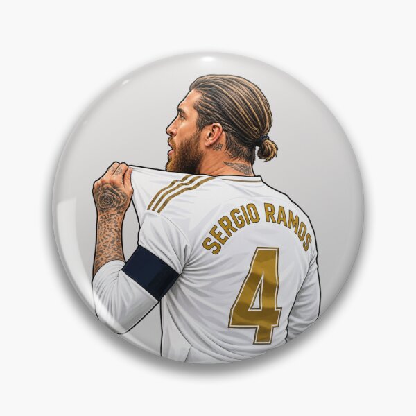 Aperçu de l'œuvre Sergio Ramos Real Madrid 4 créée et vendue par VRedBaller.