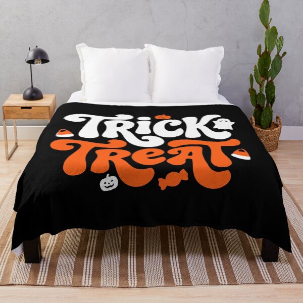 Item preview, Trick Treat Cute Halloween Typography designed and sold by mazyoy.