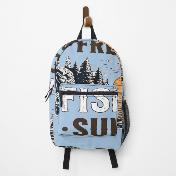 Item preview, Fishing Sunset Freedom Vintage Wilderness Art designed and sold by FABIOLA1970.