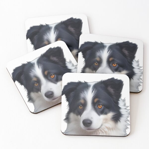 Item preview, Border Collie Portrait Realistic Dog designed and sold by ClickEstampa.