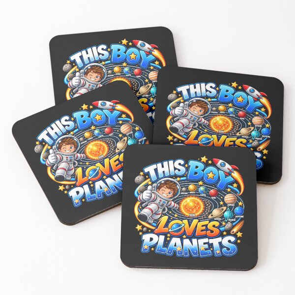 Item preview, This Boy Loves Planets Space System Lover Retro Solar designed and sold by Genius Geek.