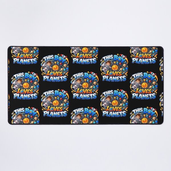 Item preview, This Boy Loves Planets Space System Lover Retro Solar designed and sold by Genius Geek.