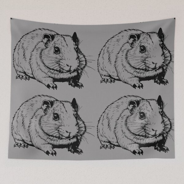 Item preview, Funny Cute Hamster Social Anxiety Meme designed and sold by Litely.