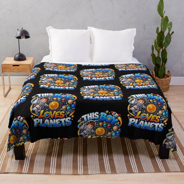 Item preview, This Boy Loves Planets Space System Lover Retro Solar designed and sold by Genius Geek.