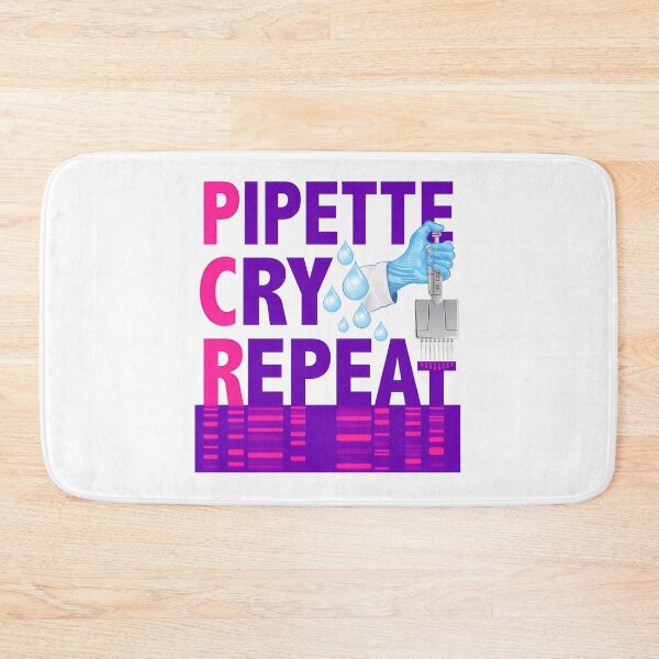 Item preview, Pcr Pipette Cry Repeat Funny Design For Dna Biotechnology Lab Scientist designed and sold by giffywallss.