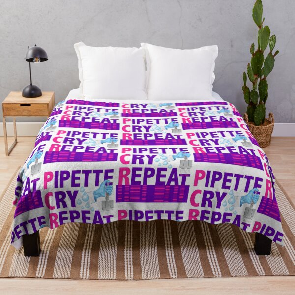 Item preview, Pcr Pipette Cry Repeat Funny Design For Dna Biotechnology Lab Scientist designed and sold by giffywallss.