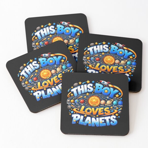 Item preview, This Boy Loves Planets Space System Lover Retro Solar designed and sold by Genius Geek.