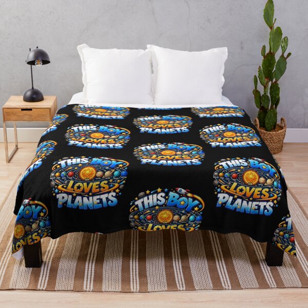 Item preview, This Boy Loves Planets Space System Lover Retro Solar designed and sold by Genius Geek.