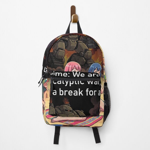 Item preview, We are in the middle of an apocalyptic war, but sure, let's take a break for a beach episode. designed and sold by jrzvibe.