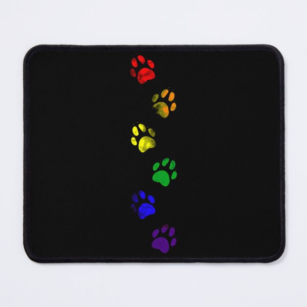 Item preview, Colourful Paw Faded Pattern designed and sold by DesignMustangd.