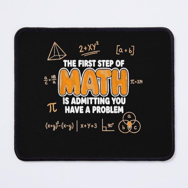 Item preview, The First Step of Math Rab is Admitting You Have A Problem  designed and sold by 68MadagascarZoo.
