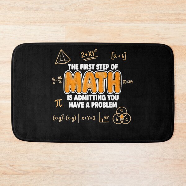 Item preview, The First Step of Math Rab is Admitting You Have A Problem  designed and sold by 68MadagascarZoo.