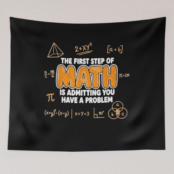 Item preview, The First Step of Math Rab is Admitting You Have A Problem  designed and sold by 68MadagascarZoo.