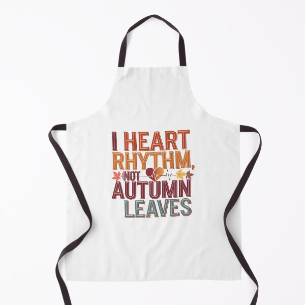 Item preview, Telemetry Nurse I Heart Rhythm Not Autumn Leaves – Fall Cardiac Nursing designed and sold by CuteDesignables.
