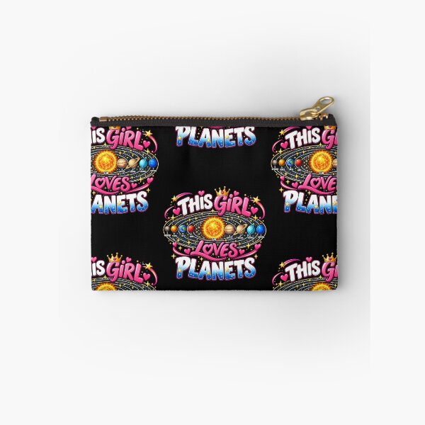 Item preview, This Girl Loves Planets Space System Lover Retro Solar designed and sold by Genius Geek.