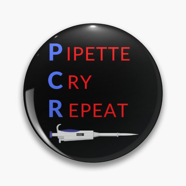 Item preview, Pcr Pipette Cry Repeat Funny Pipette  Microbiology Medical Laboratory Scientist designed and sold by giffywallss.