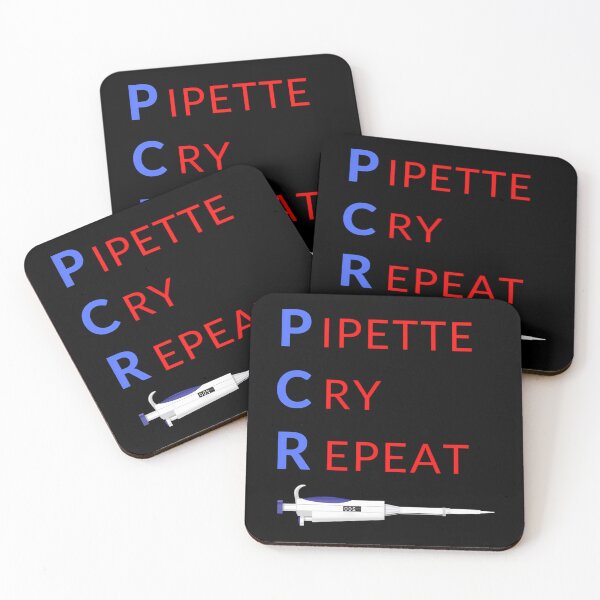 Item preview, Pcr Pipette Cry Repeat Funny Pipette  Microbiology Medical Laboratory Scientist designed and sold by giffywallss.