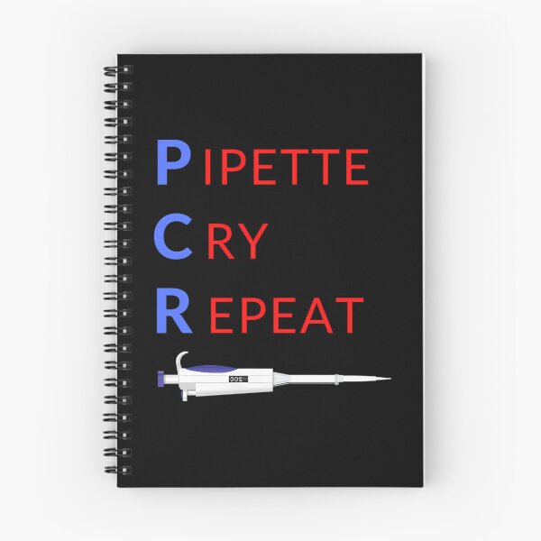 Item preview, Pcr Pipette Cry Repeat Funny Pipette  Microbiology Medical Laboratory Scientist designed and sold by giffywallss.
