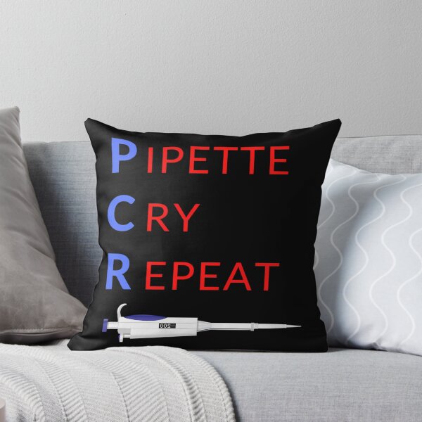 Item preview, Pcr Pipette Cry Repeat Funny Pipette  Microbiology Medical Laboratory Scientist designed and sold by giffywallss.
