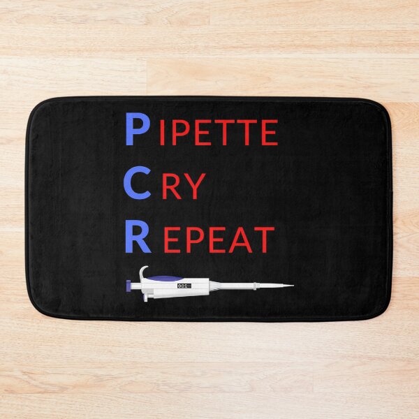 Item preview, Pcr Pipette Cry Repeat Funny Pipette  Microbiology Medical Laboratory Scientist designed and sold by giffywallss.
