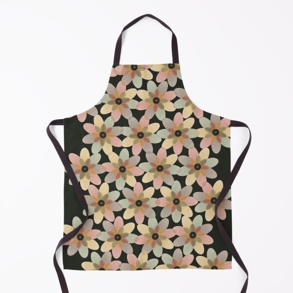 Item preview, 70s Retro Psychedelic Floral Bloom Overlay Geometric Grid Pattern designed and sold by KungPowUnicorn.