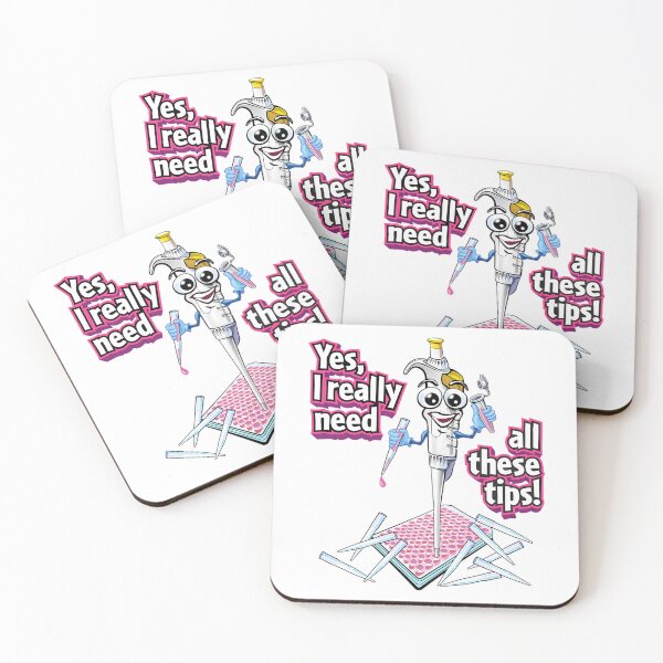 Item preview, Pcr Pipette Funny Cute Science Cartoon - Yes I Really Need All These Tips designed and sold by giffywallss.