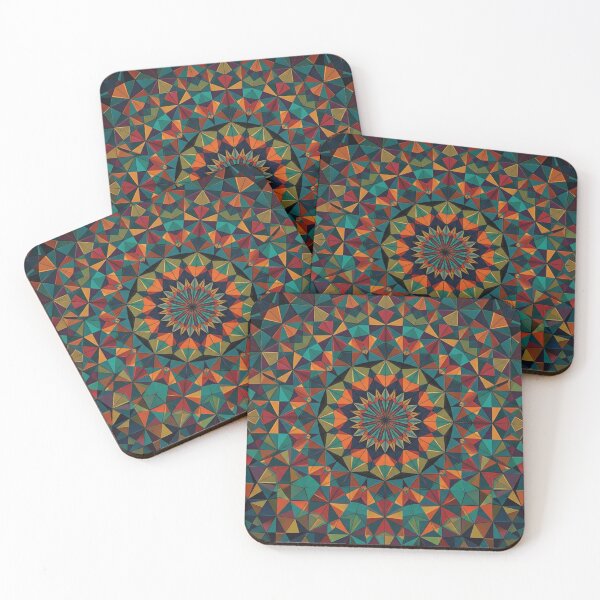 Item preview, Symmetrical Kaleidoscopic Triangles in Vibrant Geometric Harmony designed and sold by Solomon-Ent-144.