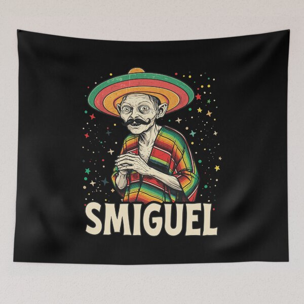 Item preview, Smiguel Sombrero Fiesta Character Illustration designed and sold by Priscillardman.