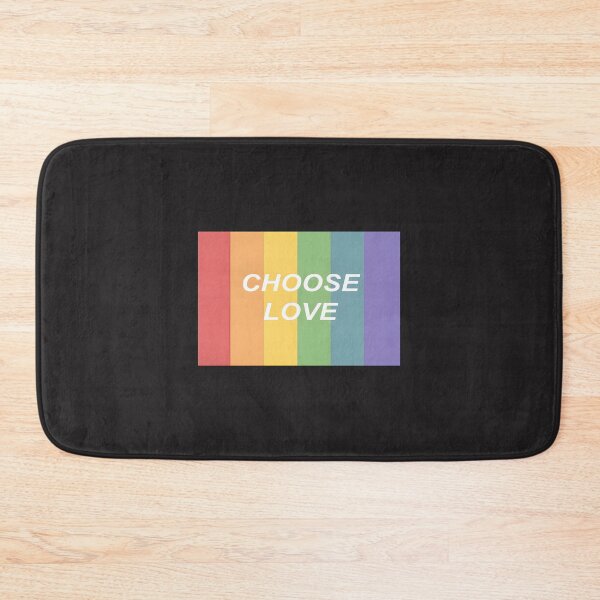 Item preview, Choose Love Inspirational Typography Design for Positivity and Kindness designed and sold by blackhorizon.