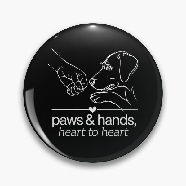 Item preview, Dog And Human Paw Bump Friendship In Animal Style designed and sold by DesignMustangd.