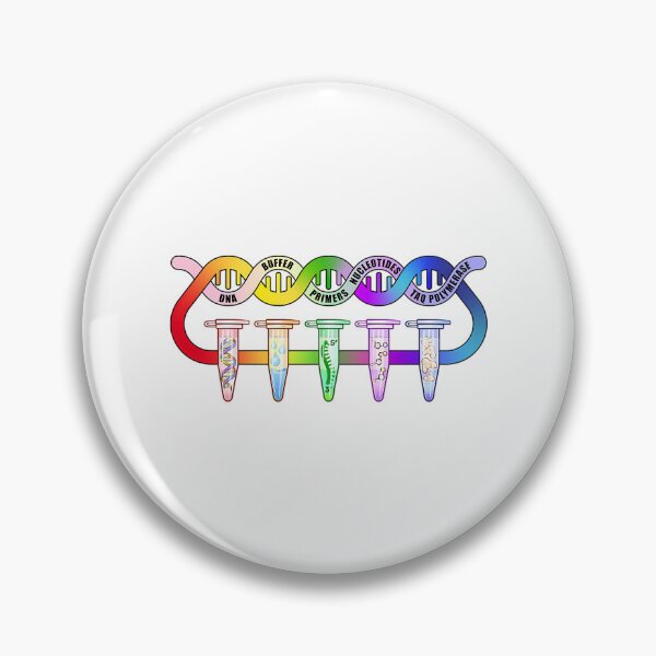 Item preview, Pcr Polymerase Chain Reaction Process Steps Components Pipette Tubes Biology Science designed and sold by giffywallss.