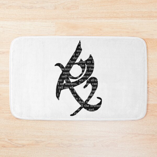 Item preview, The Mortal Instruments - Word Filled Fearless Rune designed and sold by TeeBTees.