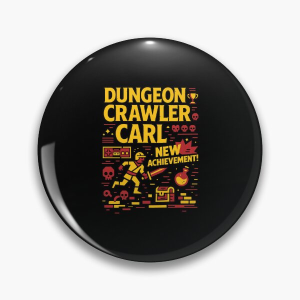 Item preview, Dungeon Crawler Carl New Achievement Retro designed and sold by Priscillardman.