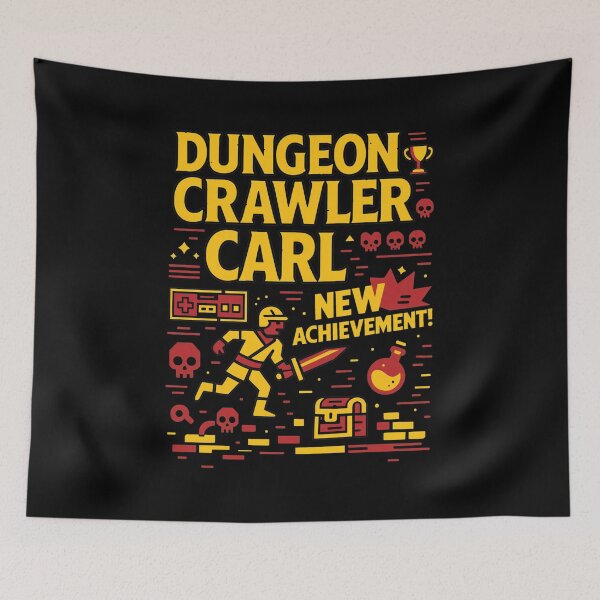 Item preview, Dungeon Crawler Carl New Achievement Retro designed and sold by Priscillardman.