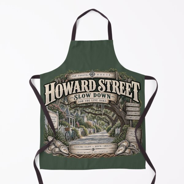 Item preview, Howard Street Slow Down Ocracoke designed and sold by The Coastal Route.