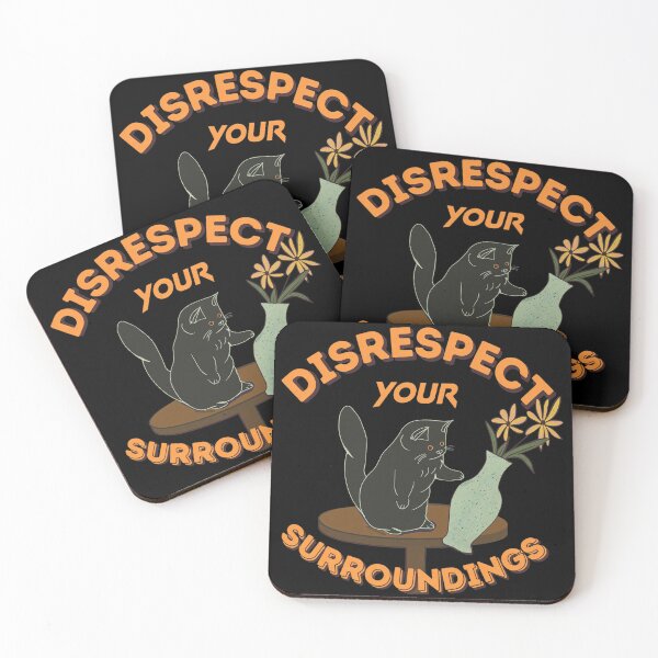 Item preview, Disrespect Your Surroundings Cat Mischief Art designed and sold by Priscillardman.