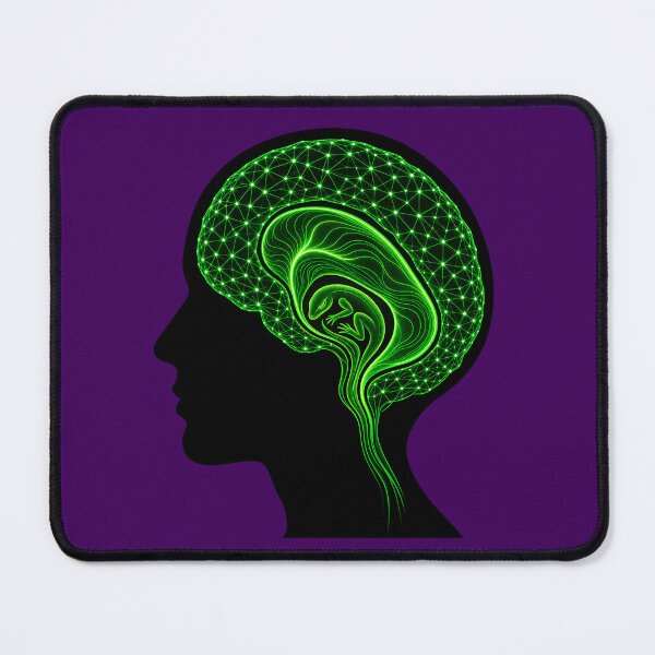 Item preview, Triune Brain Metaphor Corporate Psychology Lizard Brain Neon Art designed and sold by PERSPECTIVERED.