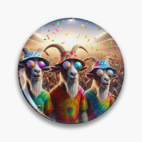 Item preview, FESTIVAL GOING GOATS designed and sold by ThatRockChic.