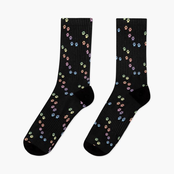 Item preview, Paw Prints Pastel Colors - Rainbow designed and sold by DesignMustangd.