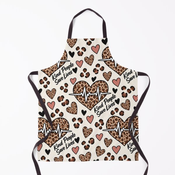 Item preview, Leopard Print Heart ECG Healthcare Throw Blanket designed and sold by ClinicalHubs.