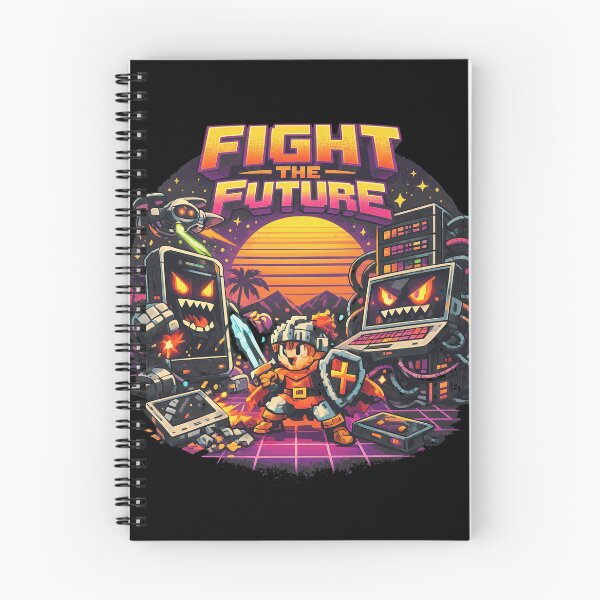 Item preview, Retro Pixel Art Knight Fights Future Tech designed and sold by Priscillardman.