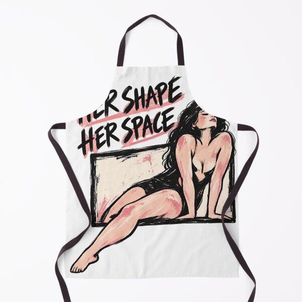 Item preview, Her Shape Her Space Femnism Gift Girl  designed and sold by Samanthi007.