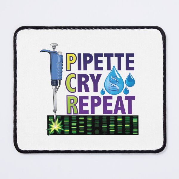 Item preview, Pipette Cry Repeat Pcr Design For Dna Biotechnology Lab Scientists Version 2 designed and sold by giffywallss.
