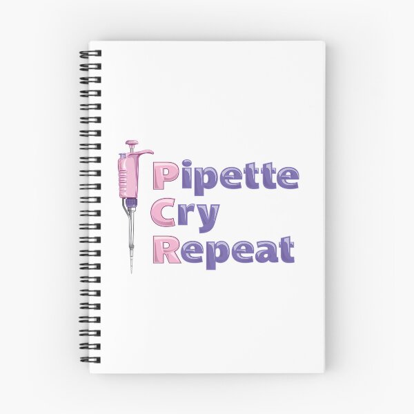 Item preview, Pipette Cry Repeat Pcr Pink Pipette Polymerase Chain Reaction Design designed and sold by giffywallss.