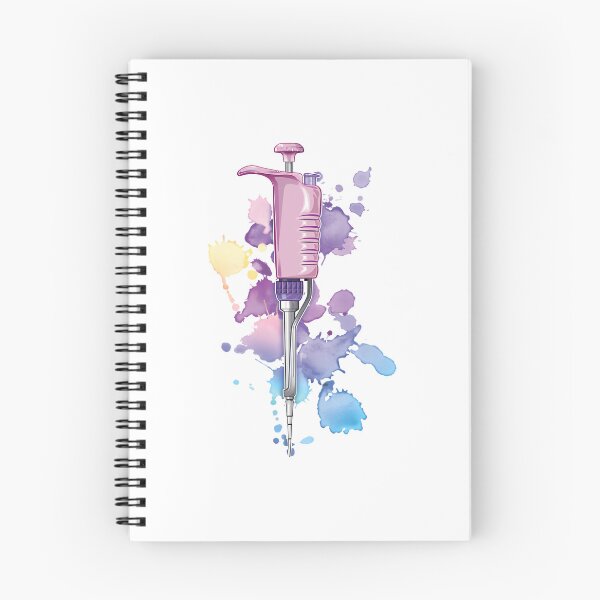 Item preview, Pipette Micropipette Pcr Crispr Dna Watercolour Splash Design designed and sold by giffywallss.