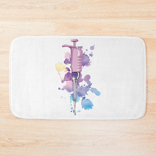 Item preview, Pipette Micropipette Pcr Crispr Dna Watercolour Splash Design designed and sold by giffywallss.