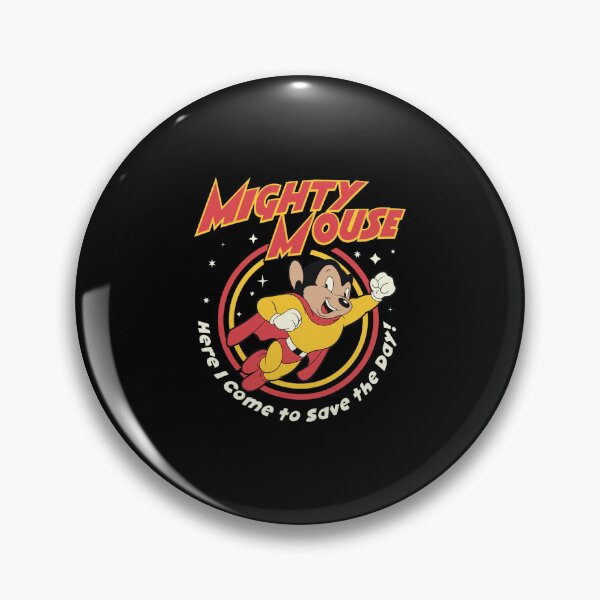 Item preview, Mighty Mouse Here I Come Save The Day Flying Retro designed and sold by Priscillardman.