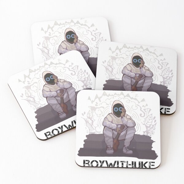 Item preview, BOYWITHUKE sitting with ukulele sketch art designed and sold by Priscillardman.