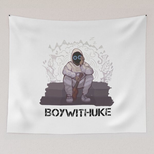 Item preview, BOYWITHUKE sitting with ukulele sketch art designed and sold by Priscillardman.