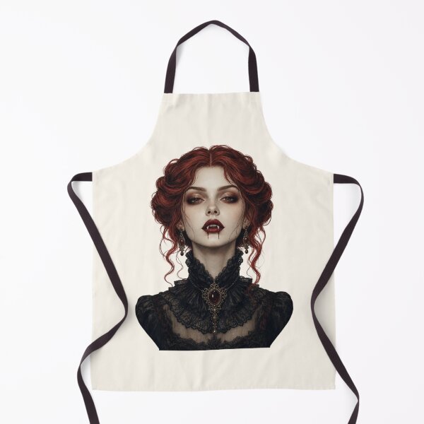 Item preview, Vampire Girl – Gothic Redhead Vampire Portrait designed and sold by SweetLilith.